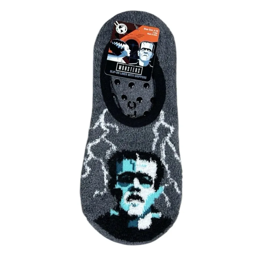 3x Universal Monsters 6x No Show and 1x Slip On Liner Socks Women Size 4-10